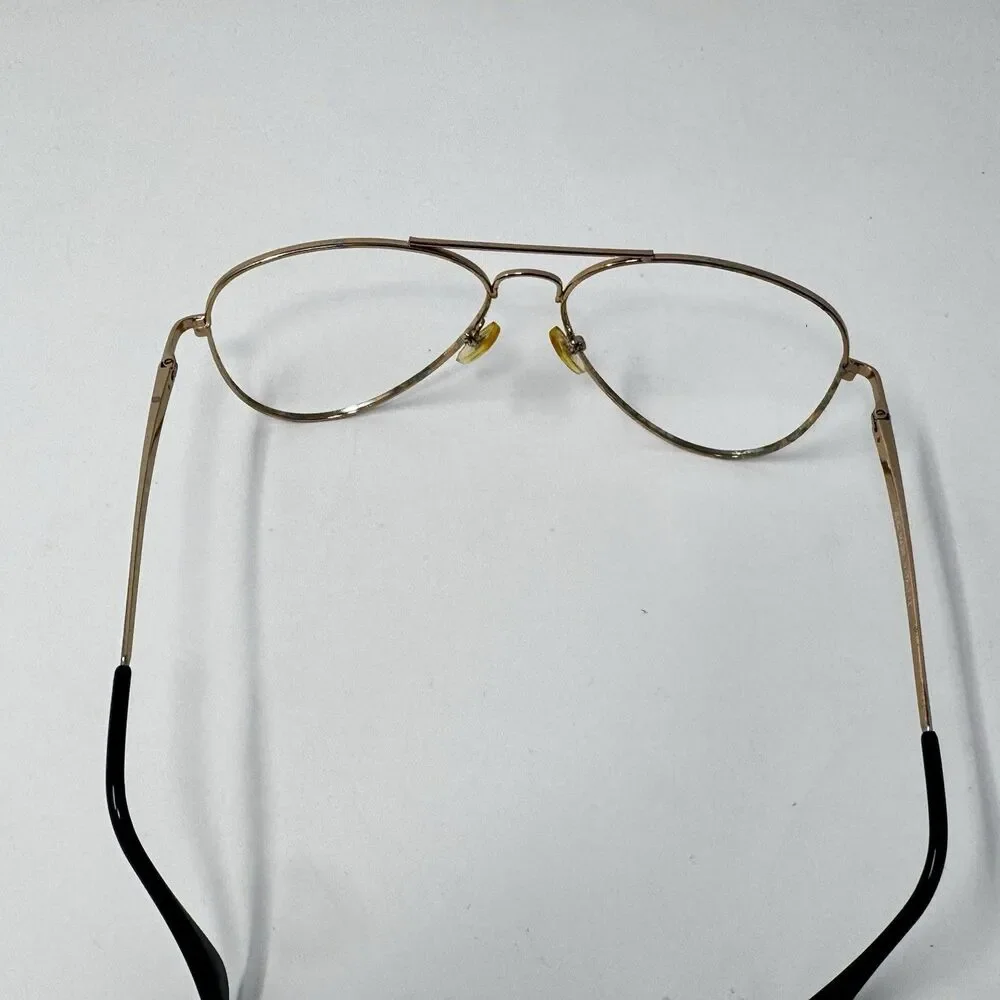 Authentic Ray-Ban RB3025 Aviator Gold Sunglass Frames 56-14-135 Italy